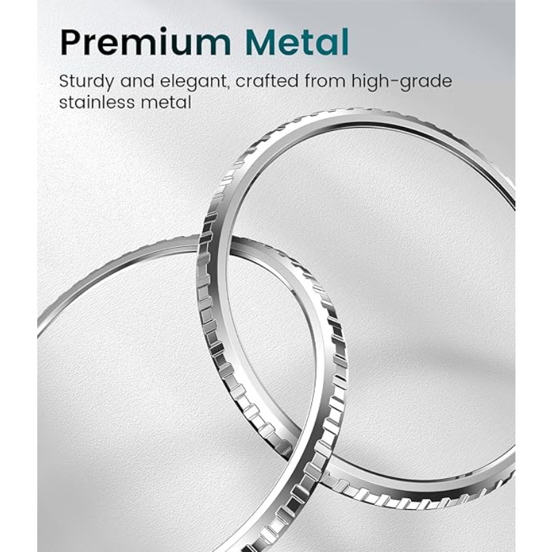 Smartwatch Ring Watches - Couvercle de lunette en métal pour
