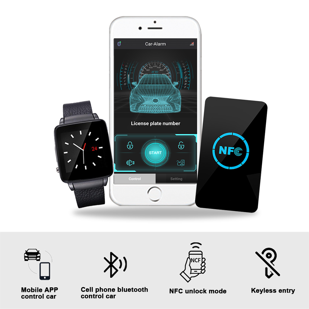 Smartwatch Watches With Bluetooth - Montre de téléphone portable NFC, système