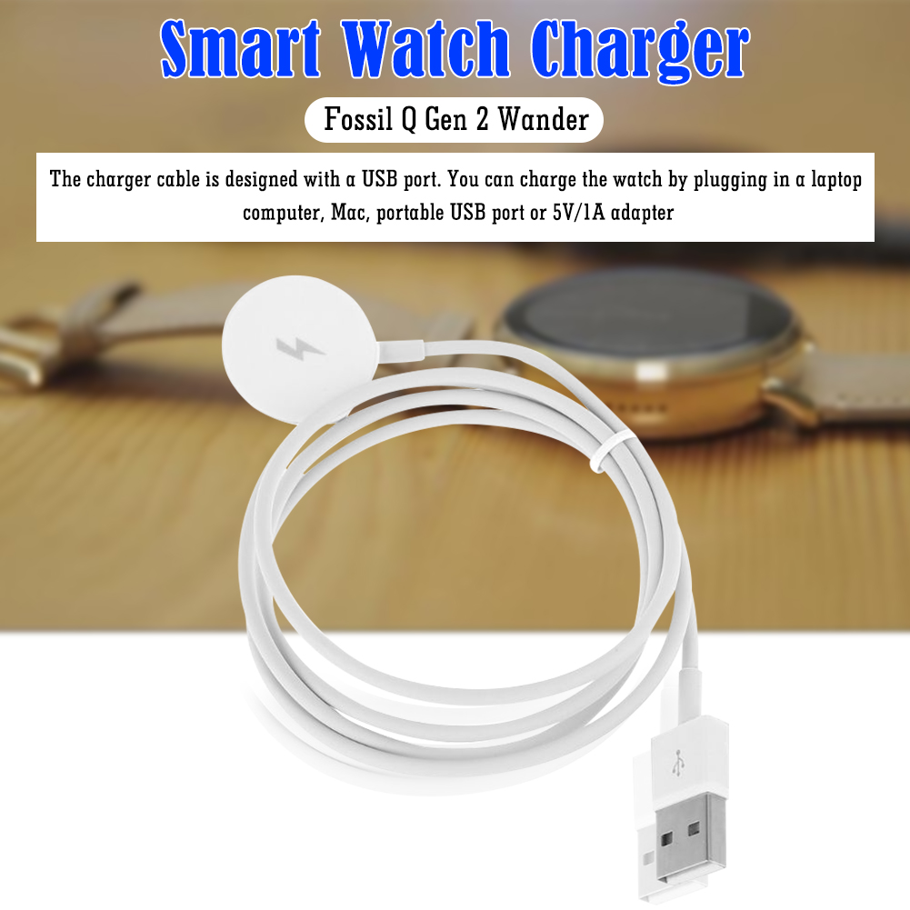 Fossil Watches Smartwatch Gen 3 - Câble de charge USB pour montre,