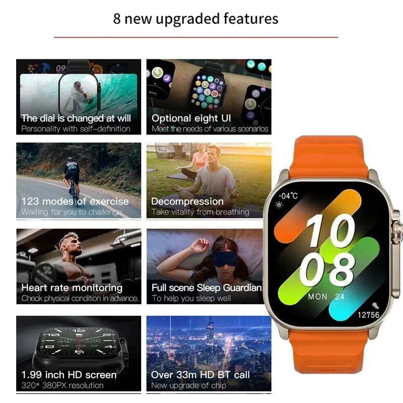 Nouvelle montre intelligente T - Smartwatch Watches With Bluetooth avis et prix