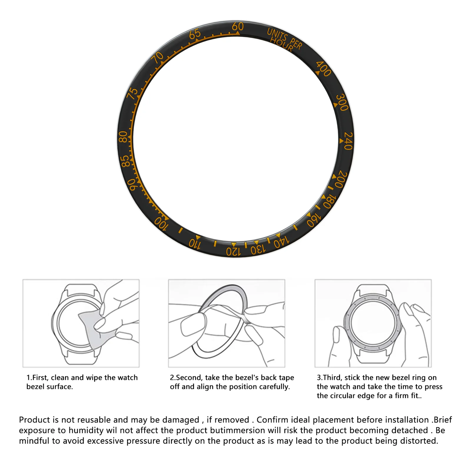 Bague de protection en métal p - Smartwatch Ring Watches avis et prix