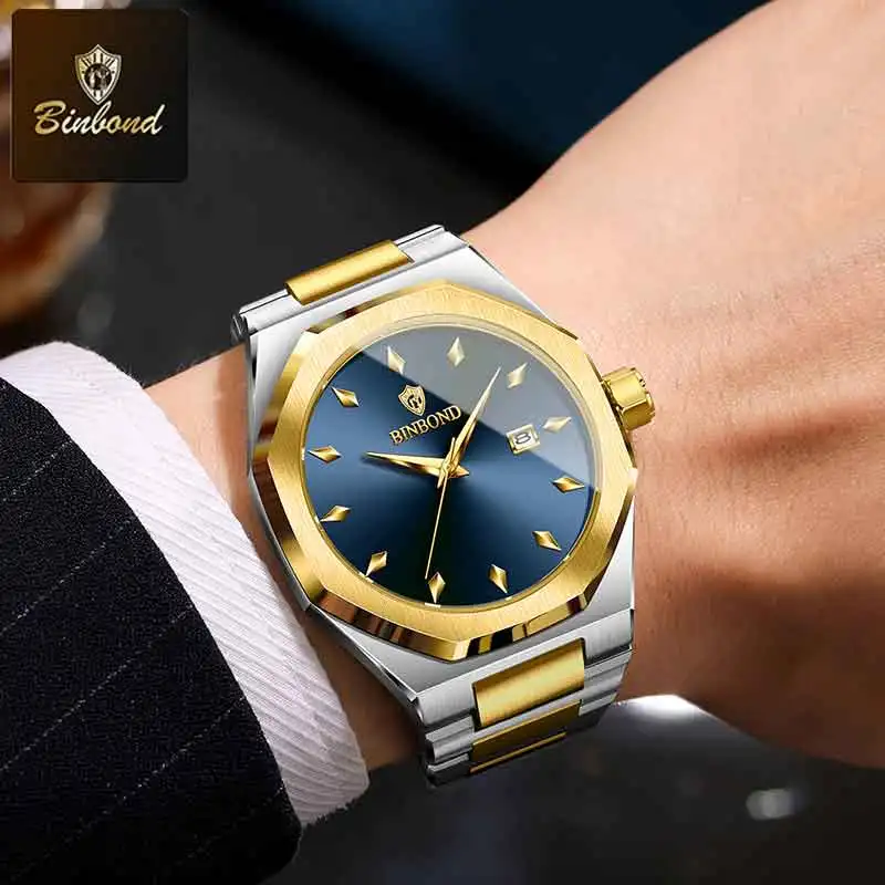 BINBOND Top marque homme montr - Smartwatch Watches Brands For Men avis et prix