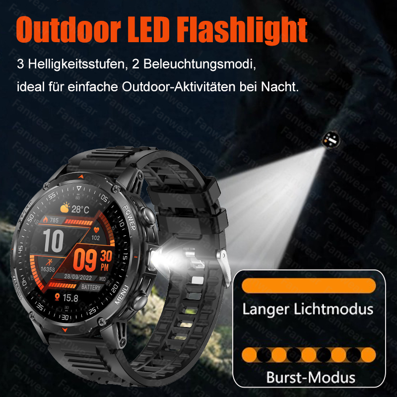 Fanwear – montre connectée mil - Smartwatch Watches With Bluetooth avis et prix