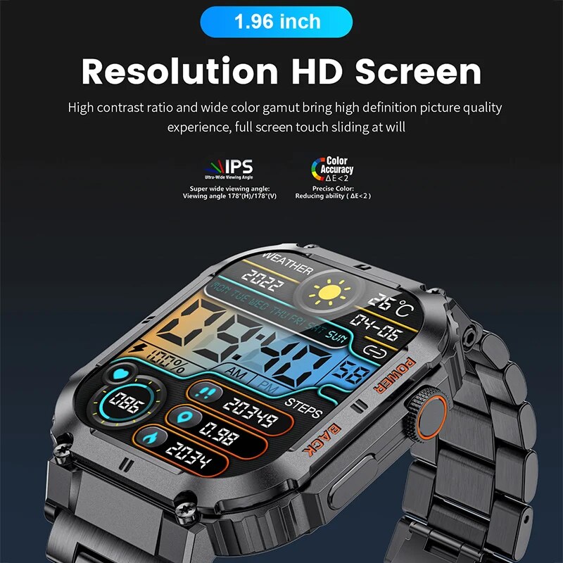 LIGE-Montre intelligente de fi - Smartwatch Watches With Bluetooth avis et prix