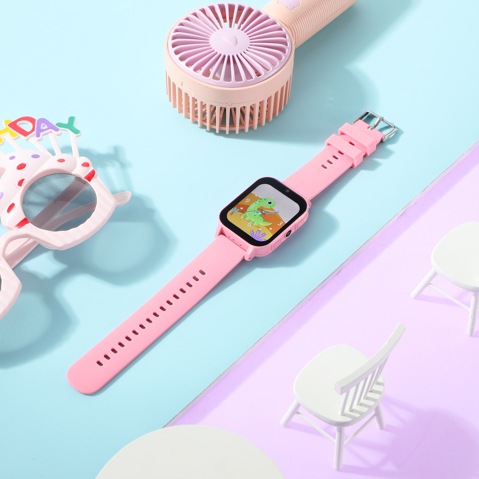 Montre connectée pour enfants  - Smartwatch Pink Watches For Kids avis et prix